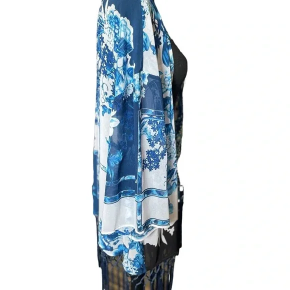 Chico’s TRAVELERS COLLECTION
Patchwork Fringe Duster - Picture 4 of 9